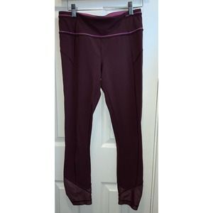 Lululemon 6 Pace Queen Tight *Full-On Luxtreme Bordeaux   leggings